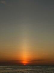 Fototapeta premium sunset over the sea