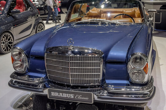 Switzerland; Geneva; March 9, 2019; Brabus Classic, Mercedes-Benz 280 SE 3.5 Cabriolet; The 89th International Motor Show in Geneva from 7th to 17th of March, 2019.
