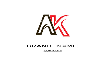 AK LOGO, AK LOGO DESIGN,ak logo, ak logo for tik tok, ik logo for addating.