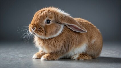 white rabbit on a black background