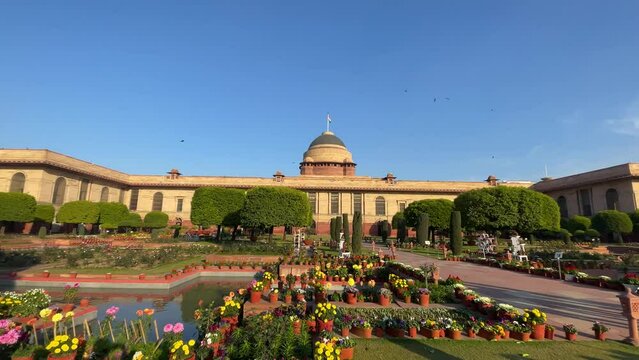 Rashtrapati Bhavan located in New Delhi, India