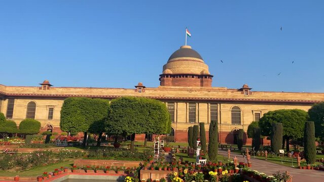 Rashtrapati Bhavan located in New Delhi, India