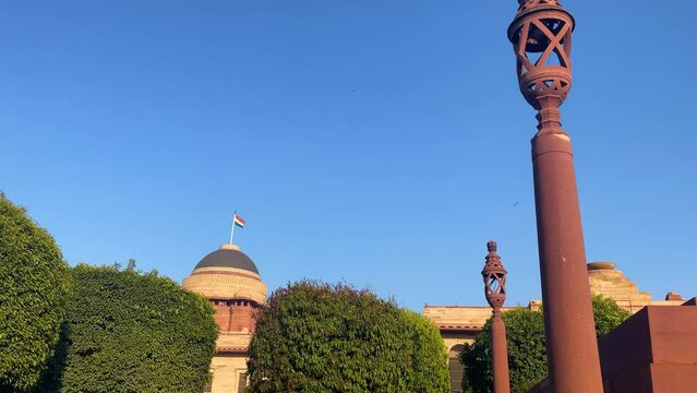 Rashtrapati Bhavan located in New Delhi, India