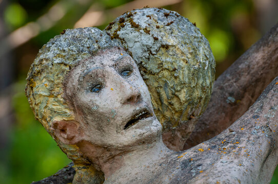 Parikkala, Finland. Sculptures by artist Veijo Ronkkonen. The park Patsaspuisto has more than 500 statues created by one person over 50 years. An unusual, interesting and creepy place.