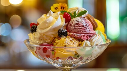 The Vatican's Gelato dish is ice cream. 