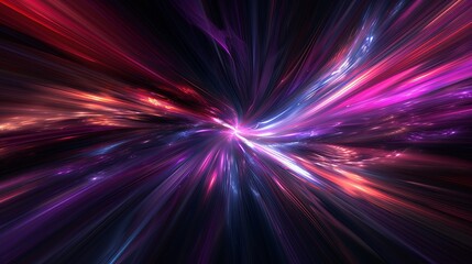 Fototapeta premium A colorful, swirling galaxy with a purple and blue center