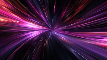 Obraz premium A purple and black image of a spiral with a red line