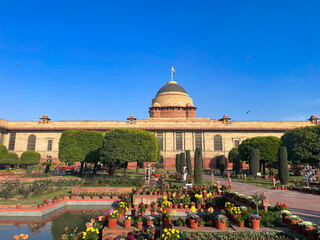 Rashtrapati Bhavan located in New Delhi, India