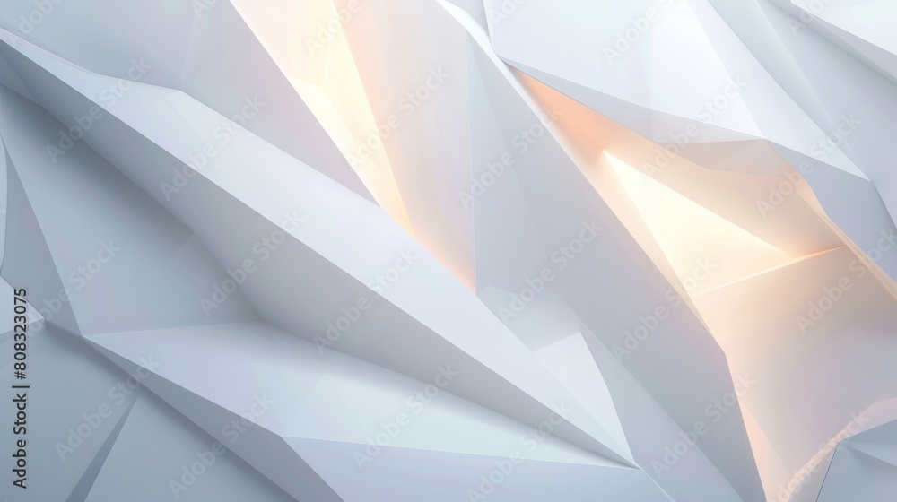 Poster minimal geometric white light background abstract design. vector eps10. hyper realistic