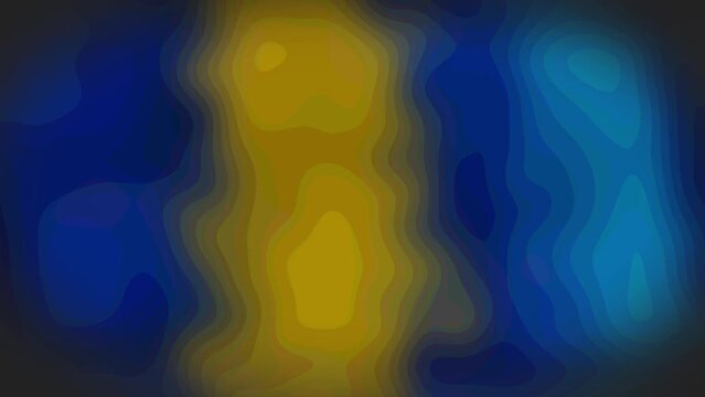Abstract gradient texture background. Posterized moving colors from digital manipulation on a color photograph.  30 seconds of blurs and color flashes.