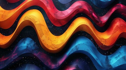 3d rendering of colorful abstract wavy background. Computer digital drawing..jpeg