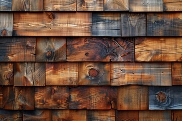 Artisanal wooden wall design enhancing interior spaces