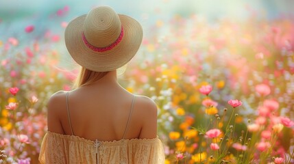 Embrace Your Inner Bohemian: Flowy Sundress for Summer. Generative ai