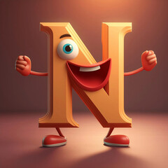 letter N of the alphabet
