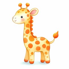 a giraffe with a cute face and a picture of a giraffe.