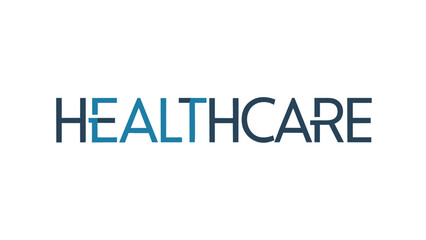 Modern Healthcare Typography - professional and clean,  healthcare and medical contexts