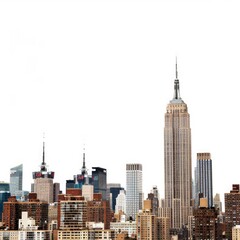 The Iconic Skyline Of New York City Captures The Hustle And Bustle Of Urban Life, Illustrations Images