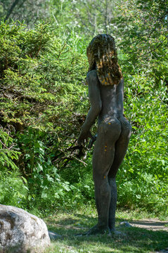 Parikkala, Finland. Sculptures by artist Veijo Ronkkonen. The park Patsaspuisto has more than 500 statues created by one person over 50 years. An unusual, interesting and creepy place.