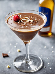 SALTED CHOC CARAMELTINI, vodka, milk & white chocolate Mozart.
