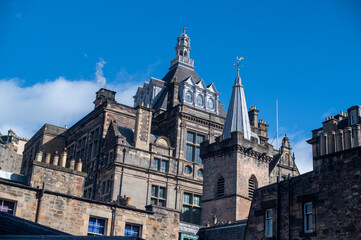 Fototapeta premium Central Library in Edinburgh, Scotland