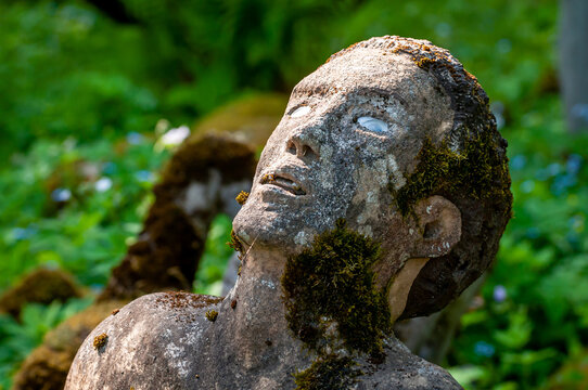 Parikkala, Finland. Sculptures by artist Veijo Ronkkonen. The park Patsaspuisto has more than 500 statues created by one person over 50 years. An unusual, interesting and creepy place.