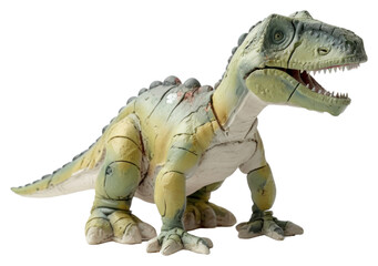PNG  Dinosaur toy reptile animal representation.