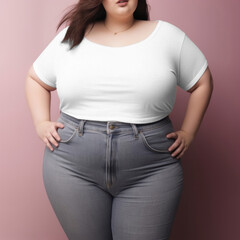 T-shirt mockup png women's apparel, transparent design