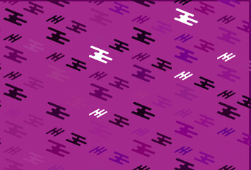 Light Purple vector texture with colorful lines.