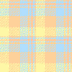 Check pattern vector of texture seamless tartan with a textile background fabric plaid.