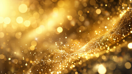 abstract gold bokeh background with shiny backdrop texture.	