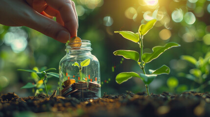 Economic crisis, financial background. bank note currency with financial of stock market ,Cryptocurrency on Binance trading app