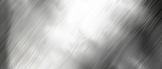 Metal sheet background, panoramic shiny stainless steel plate, abstract grey silver smooth surface. Theme of aluminum, chrome, texture and platinum