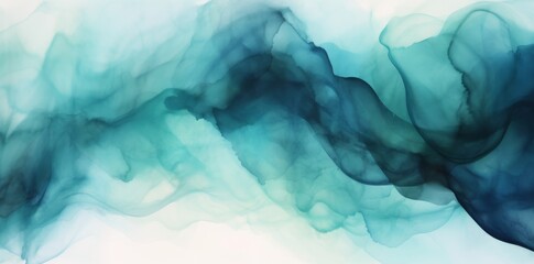 Elegant abstract background featuring flowing blue smoke waves with smooth gradients. Ideal for creative designs. Wallpapers