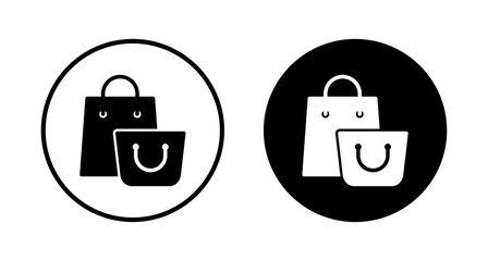 Shopping bag icon vector isolated on white background. Shopping bag vector icon. Basket icon