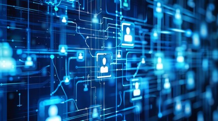 Naklejka premium Technology Concept: Multi - Factor Authentication Solutions, multi - factor authentication solutions