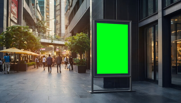 muck up of advertisement or logo in the city