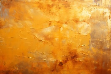High-resolution image featuring a warm golden abstract art background with rich textures and brush strokes, ideal for creating a luxurious and inviting atmosphere in any space