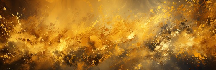 Vibrant and dynamic golden abstract explosion background with creative graphic design elements. Fiery and shimmering hues. Depicting a modern and contemporary style. Perfect for digital art