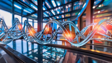 DNA Model Close-Up