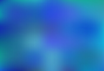 Fototapeta premium Light BLUE vector blurred background.