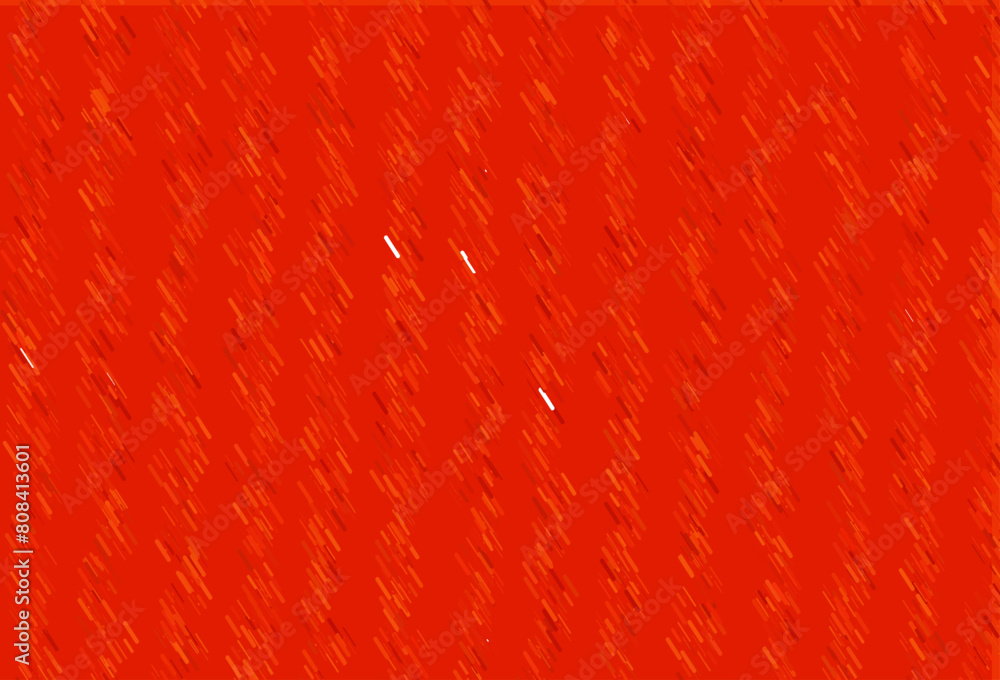 Poster light orange vector template with repeated sticks.