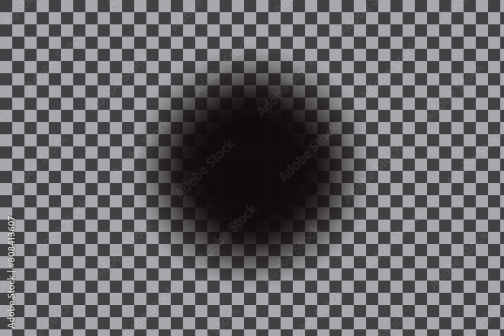 Poster checkerboard blur. central fade. vector transparency.