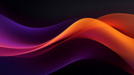 Grainy gradient background purple orange vibrant abstract glowing color wave 
