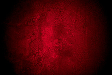 Old wall texture cement black red  background abstract dark color design are light with white...