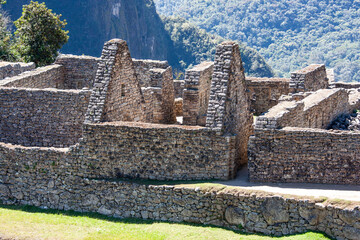 Stone dewellings, Machu Picchu Peru