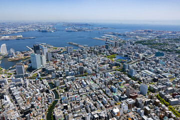 横浜港・Aerial View・2024撮影