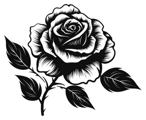 PNG Tattoo png rose drawing flower.