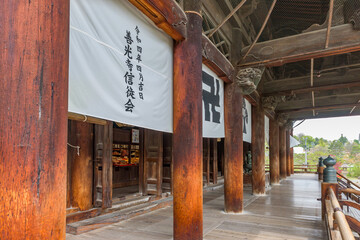 Zenko-ji Hondo (Main Hall) buddhist temple in Nagano Prefecture, National Treasure of Japan