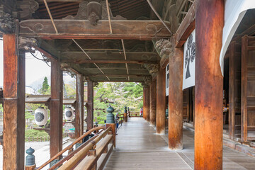 Zenko-ji Hondo (Main Hall) buddhist temple in Nagano Prefecture, National Treasure of Japan