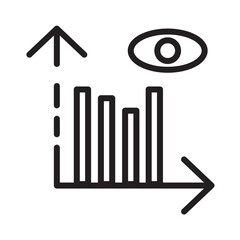 Monitoring Analysis Data Line Icon